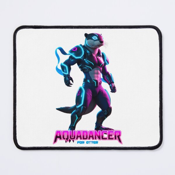 Item preview, Space Warrior Otter - Neon Wilds - Gaming Themed Wild Animal Characters designed and sold by TANDIGITALSHOP.