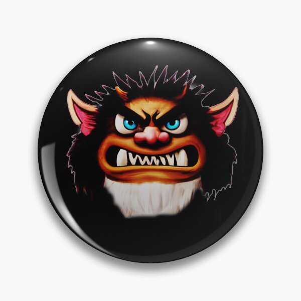 Item preview, Grumpy cartoon Monster Growlling portrait - Digital Design designed and sold by ArtDesign-ZA.