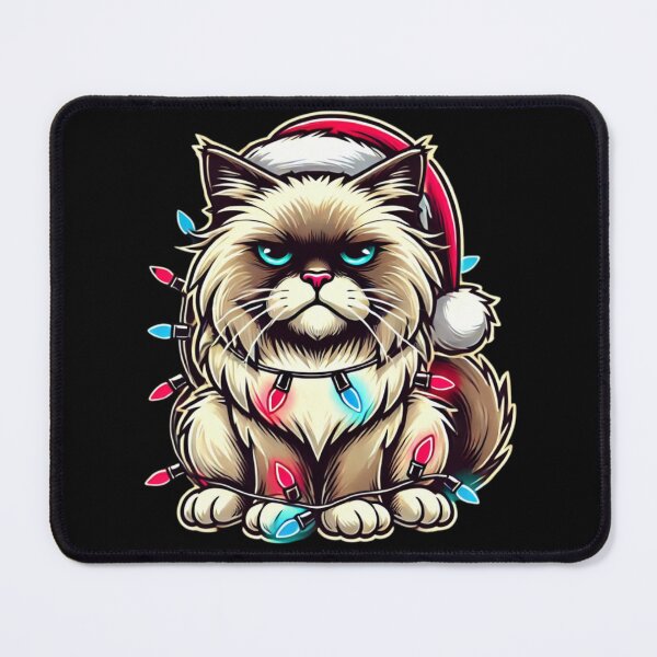Item preview, Festive Grumpy Cat - Santa Edition designed and sold by sekrecja.