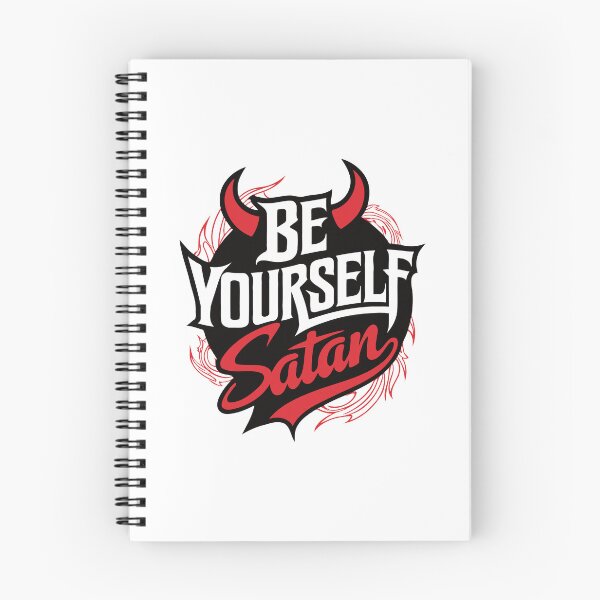 Item preview, Be Yourself! Signed by Satan. designed and sold by twisted-dot.