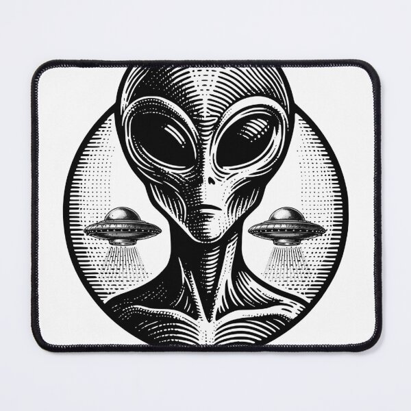 Item preview, Aliens. We are HERE. Alien abduction. Aliens on Earth. designed and sold by MamaNeeaDesigns.