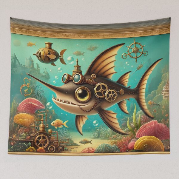 Item preview, Steampunk Knifefish designed and sold by Sillytoe.