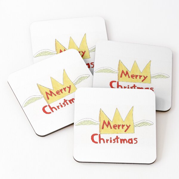 Item preview, Merry Christmas Flying Crown Red (boiz 2) designed and sold by ArtBoiz.