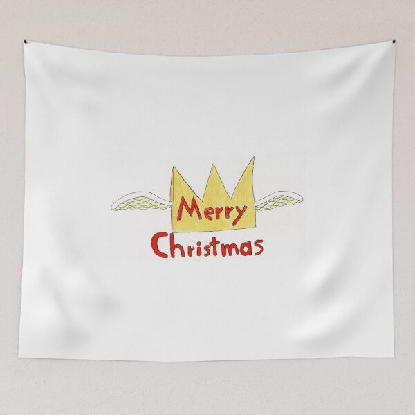 Item preview, Merry Christmas Flying Crown Red (boiz 2) designed and sold by ArtBoiz.
