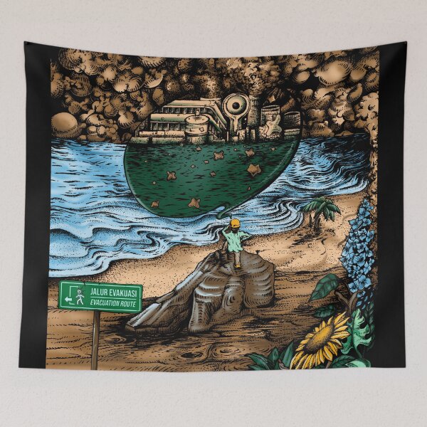 Item preview, EVACUATION ROUTE - Minorya Art Creations designed and sold by MinoryaArt.