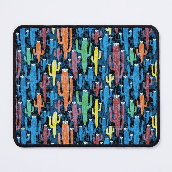 Item preview, Western americana - colorful Saguaros with flowers designed and sold by colorofmagic.