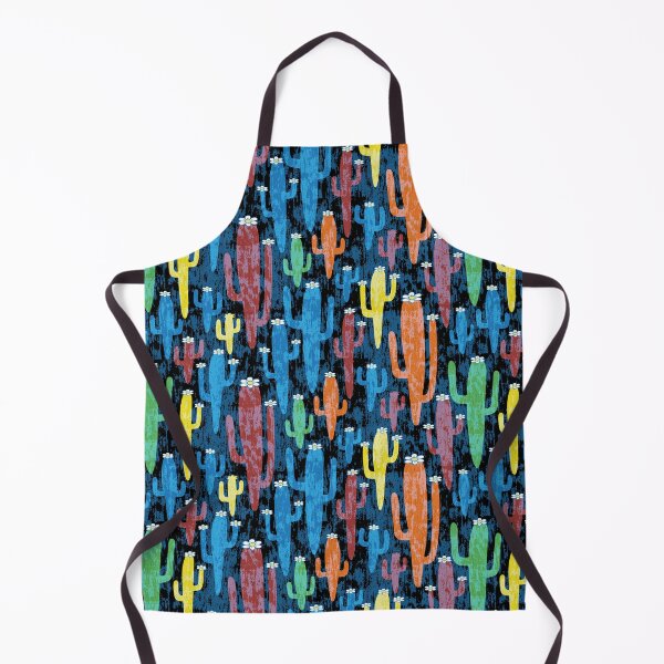 Item preview, Western americana - colorful Saguaros with flowers designed and sold by colorofmagic.