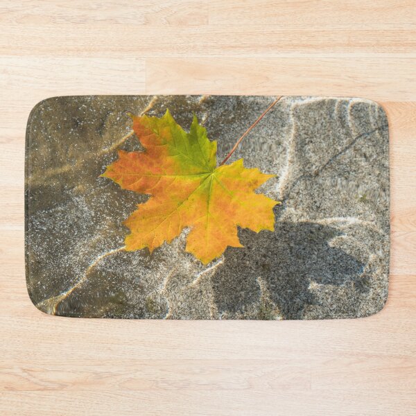 Item preview, Varicolored Maple Leaf Floating in Clear Water designed and sold by Georgia Mizuleva.