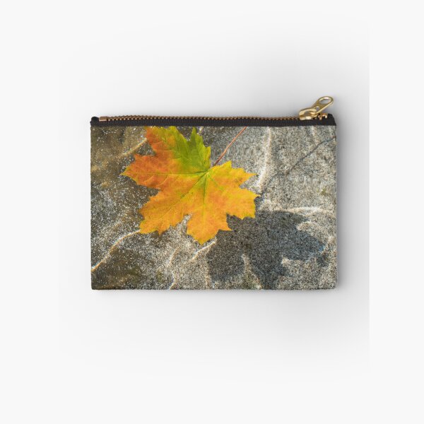 Item preview, Varicolored Maple Leaf Floating in Clear Water designed and sold by Georgia Mizuleva.