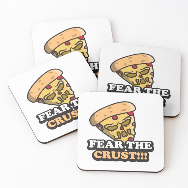 Item preview, Fear the crust, pizza monster, pizza gift for food lovers designed and sold by Rednosestickers.