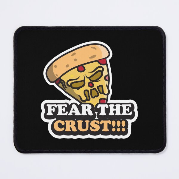 Item preview, Fear the crust, pizza monster, pizza gift for food lovers designed and sold by Rednosestickers.