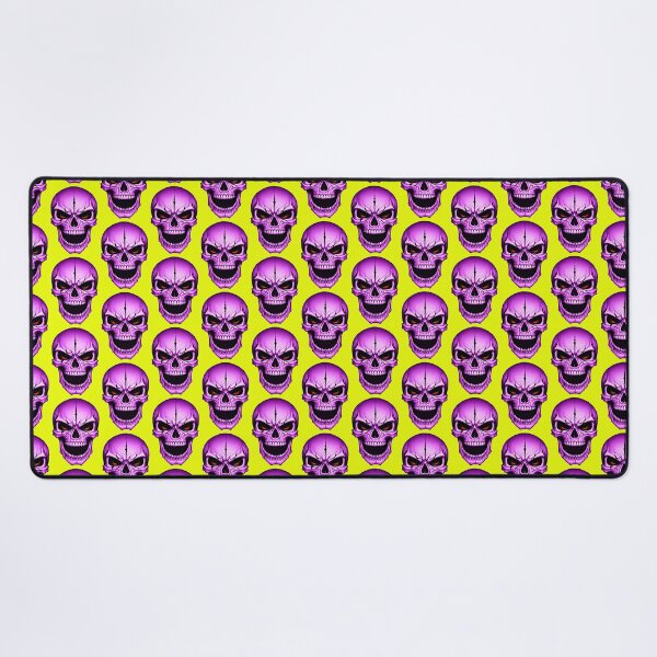 Item preview, Final Boss Screaming Neon Purple Skull designed and sold by hauntedtees.
