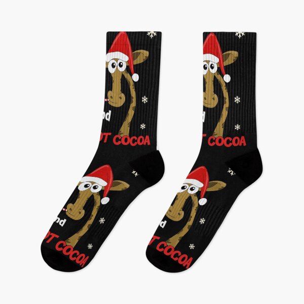 Item preview, Christmas giraffe, tall, cozy and full of hot cocoa designed and sold by ValentinaHramov.