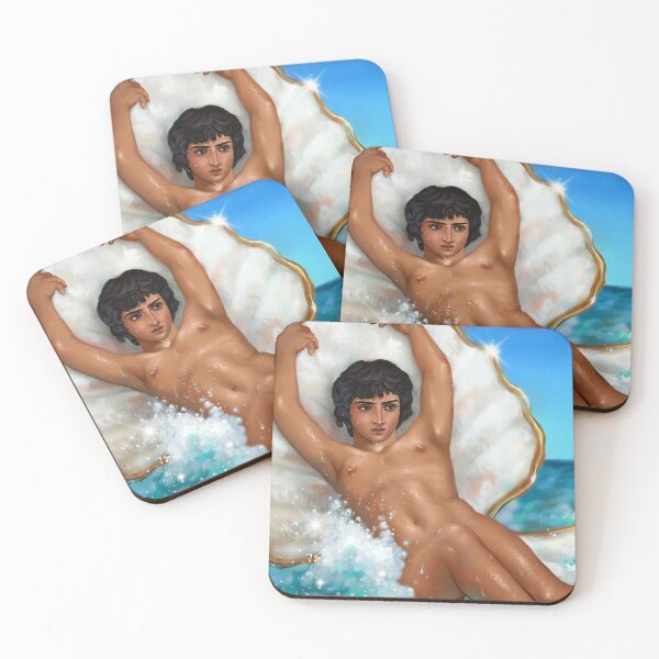 Item preview, Antinous emerges from the sea designed and sold by evecdrawings.
