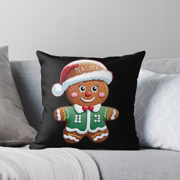 Item preview, Math Teacher Christmas.Math Teacher looking like a snack Gingerbread. designed and sold by JAGA-ALIME.