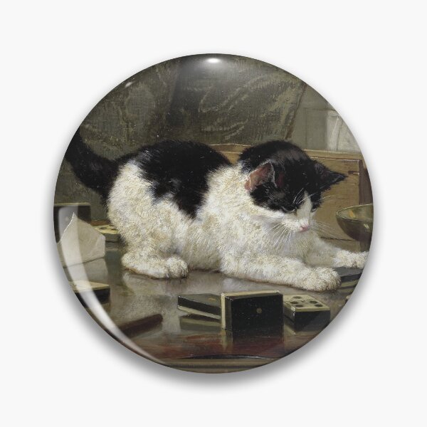 Item preview, gilded frame - cat playing designed and sold by pripple.