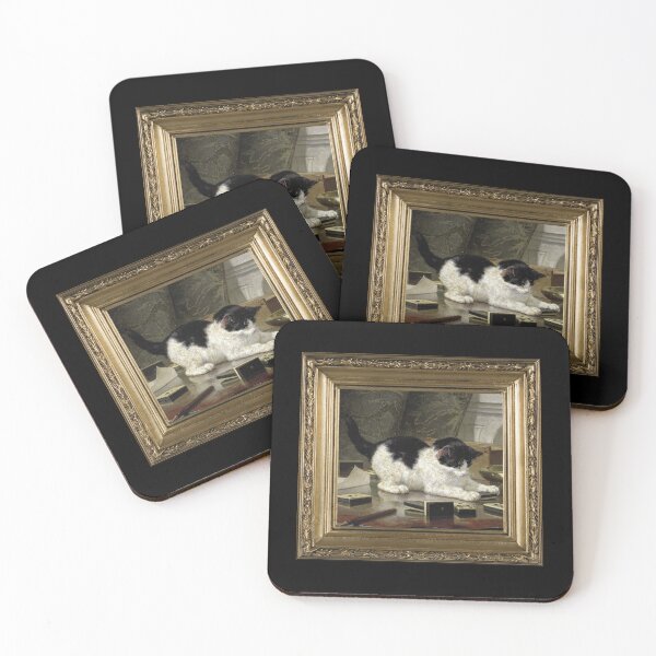 Item preview, gilded frame - cat playing designed and sold by pripple.