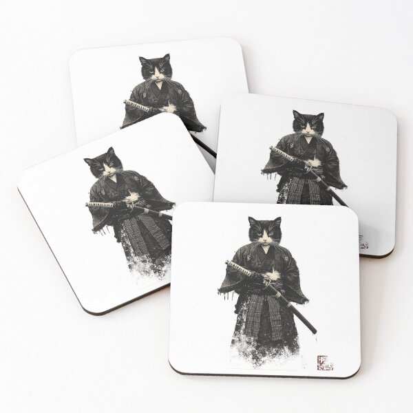 Item preview, Samurai Cat - Epic Japanese Warrior designed and sold by pixal-shop.