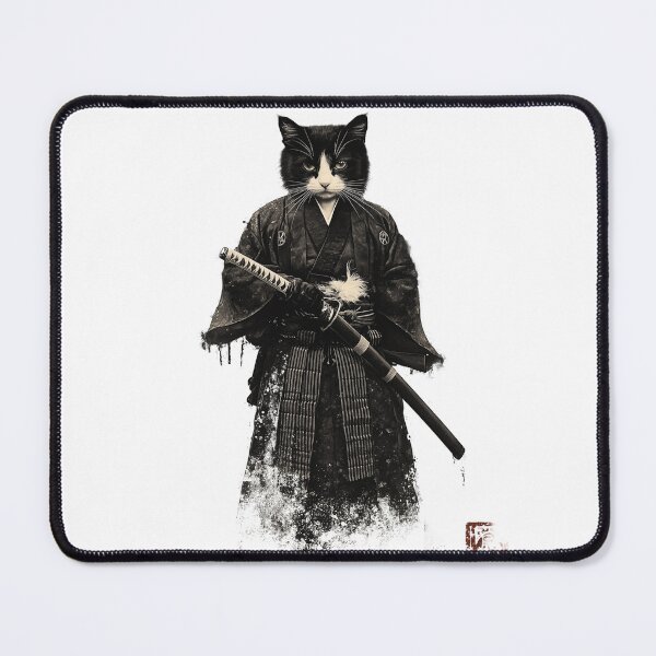 Item preview, Samurai Cat - Epic Japanese Warrior designed and sold by pixal-shop.