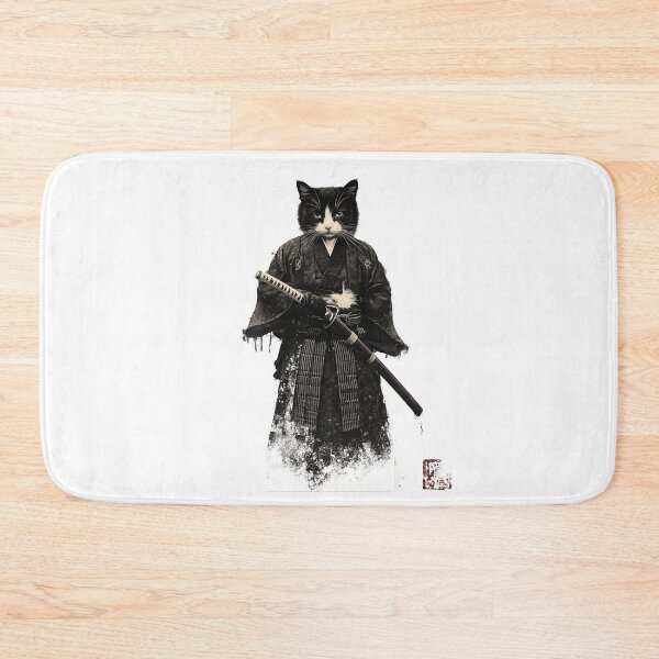 Item preview, Samurai Cat - Epic Japanese Warrior designed and sold by pixal-shop.