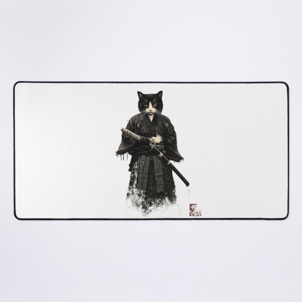 Item preview, Samurai Cat - Epic Japanese Warrior designed and sold by pixal-shop.