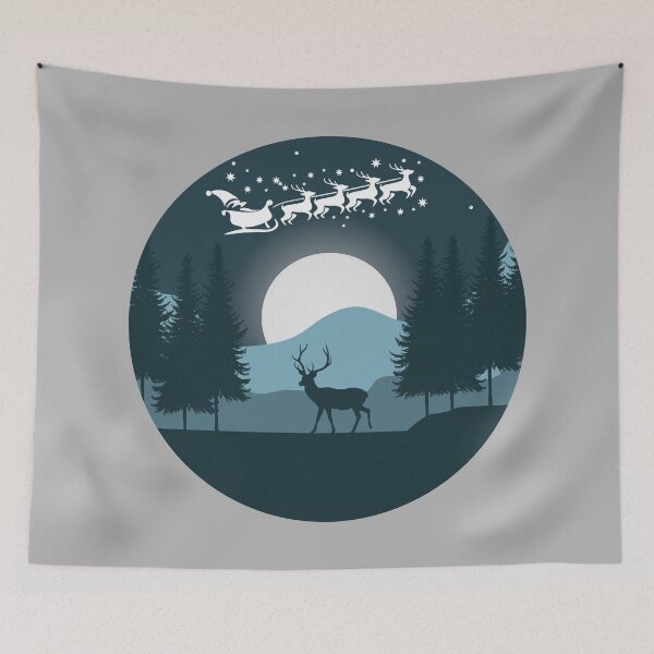 Item preview, Santa's Magical Moon Ride designed and sold by GraceCreation.