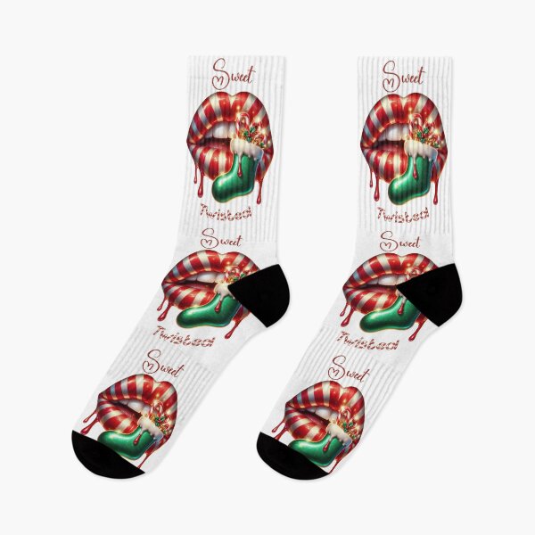 Item preview, Sweet & Twisted Christmas Lips designed and sold by Margival.