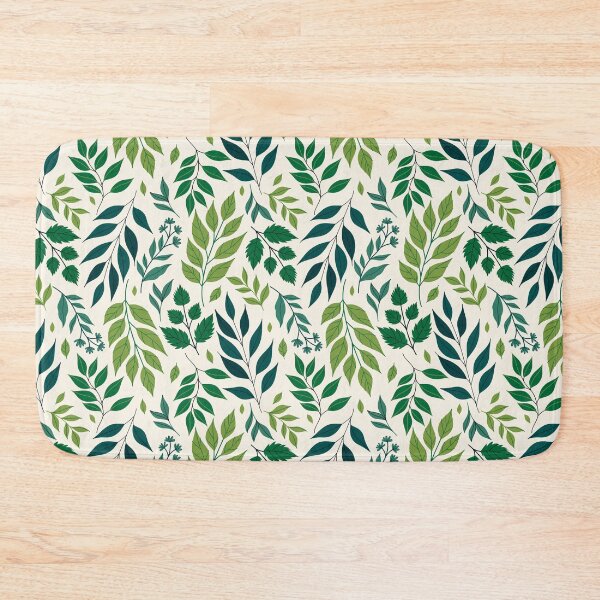 Item preview, green leaves of different shapes designed and sold by burbura.
