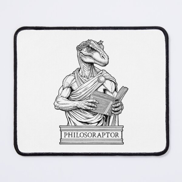 Item preview, Philosoraptor Funny Philosophy Velociraptor Dinosaur Pun designed and sold by GrandeDuc.