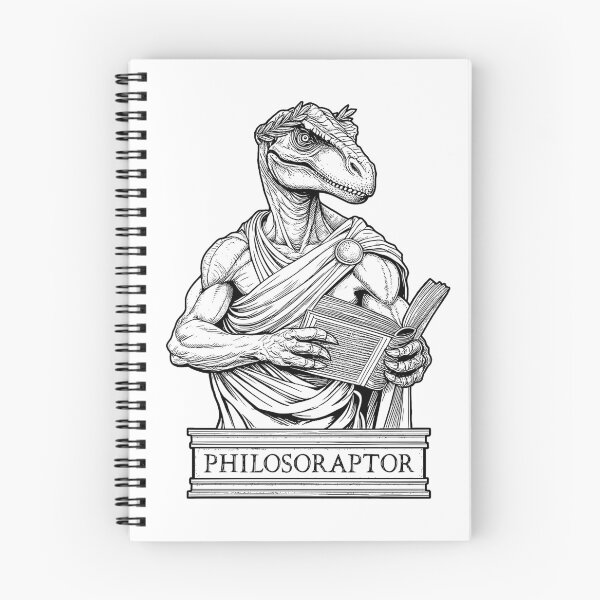 Item preview, Philosoraptor Funny Philosophy Velociraptor Dinosaur Pun designed and sold by GrandeDuc.