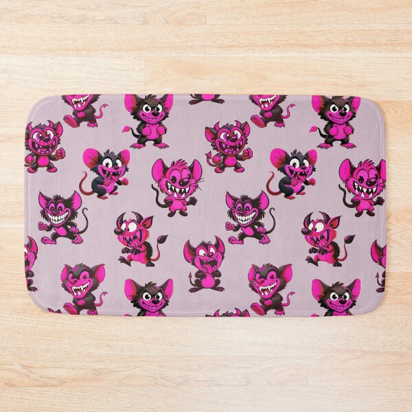 Item preview, Funny pink devils pattern design designed and sold by AlchemyColor.