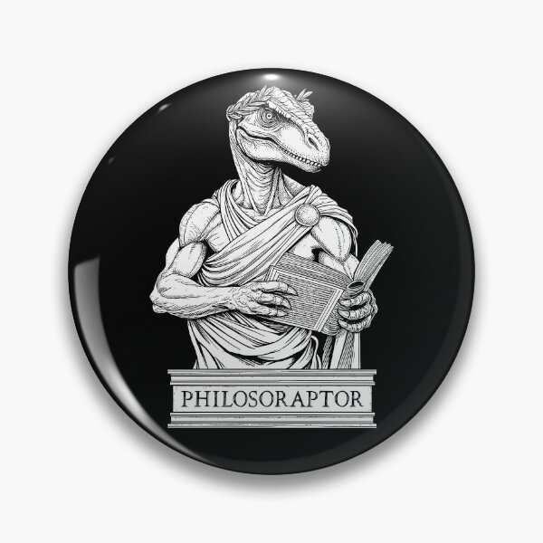 Item preview, Philosoraptor Funny Philosophy Velociraptor Dinosaur Pun designed and sold by GrandeDuc.