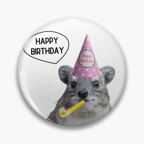 Item preview, Birthday rock hyrax designed and sold by SillyLittleSnek.