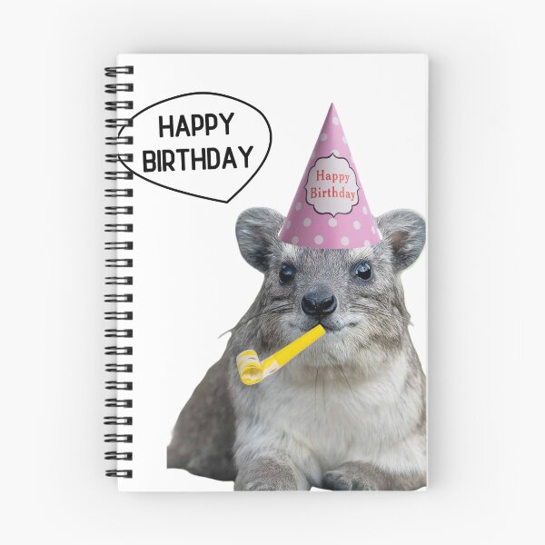 Item preview, Birthday rock hyrax designed and sold by SillyLittleSnek.