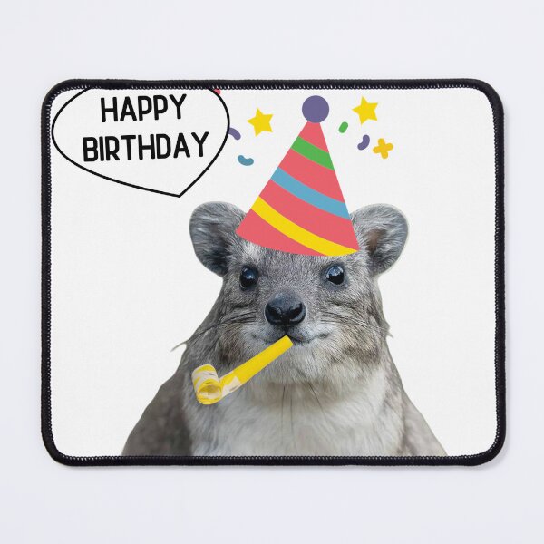 Item preview, Birthday rock hyrax designed and sold by SillyLittleSnek.