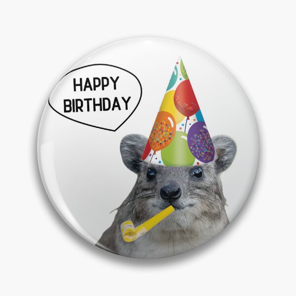 Item preview, Birthday rock hyrax designed and sold by SillyLittleSnek.
