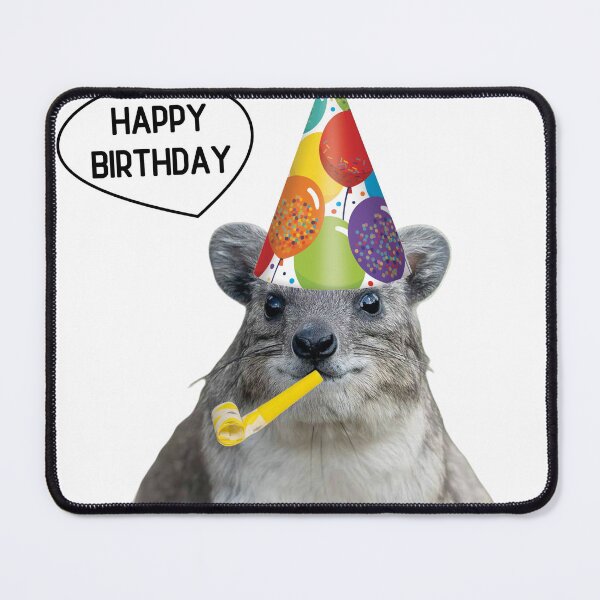 Item preview, Birthday rock hyrax designed and sold by SillyLittleSnek.