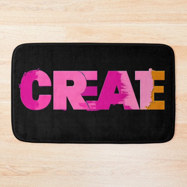 Item preview, Bold Oversized Pink and Magenta 'CREATE' Typography Design  designed and sold by Soul-Sparks.