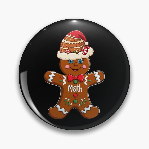 Item preview, Math Teacher Christmas.Math lover looking like a snack Gingerbread. designed and sold by JAGA-ALIME.