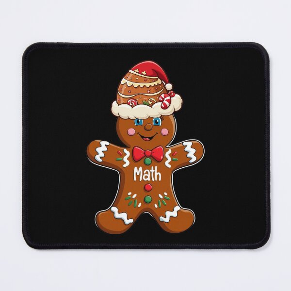 Item preview, Math Teacher Christmas.Math lover looking like a snack Gingerbread. designed and sold by JAGA-ALIME.
