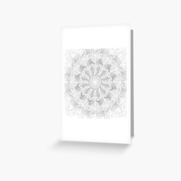 Scribble Painting no 1 by iServalan Exclusive to Tale Teller Club Records Greeting Card