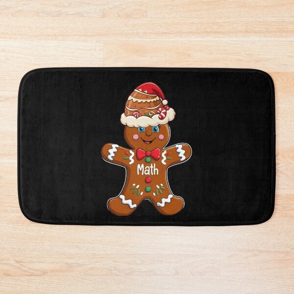 Item preview, Math Teacher Christmas.Math lover looking like a snack Gingerbread. designed and sold by JAGA-ALIME.