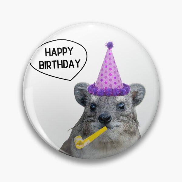 Item preview, Birthday rock hyrax bday party designed and sold by SillyLittleSnek.