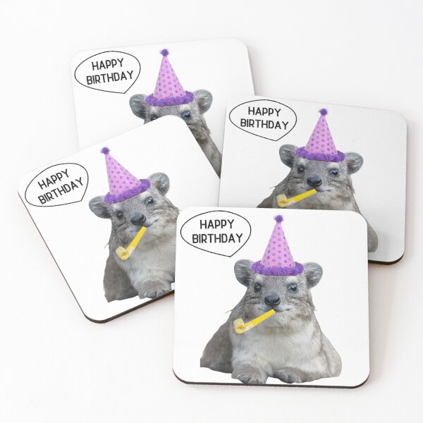 Item preview, Birthday rock hyrax bday party designed and sold by SillyLittleSnek.