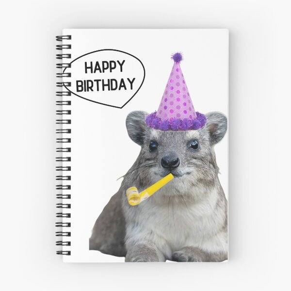 Artikelvorschau, Rock Hyrax Geburtstagsparty entworfen und verkauft von SillyLittleSnek.