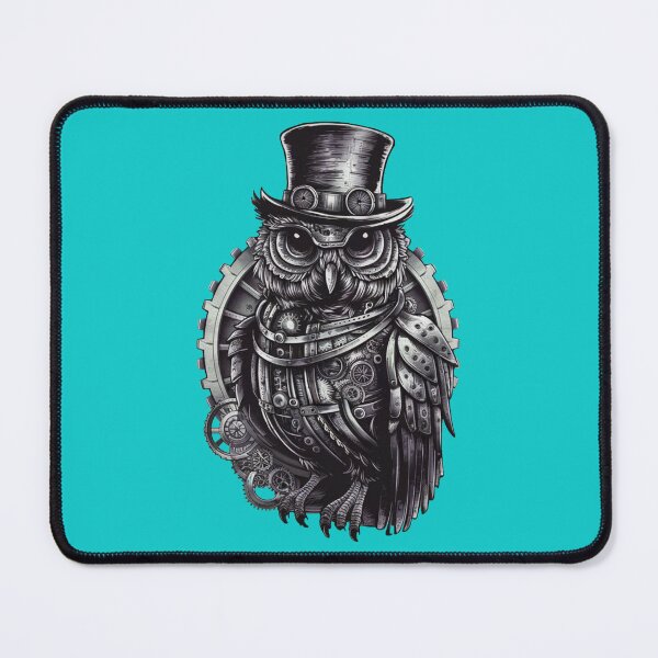 Item preview, Monochrome Steampunk Owl designed and sold by NiRia Spot.