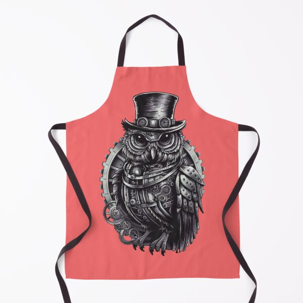 Item preview, Monochrome Steampunk Owl designed and sold by NiRia Spot.