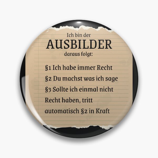 Artikelvorschau, Ausbilder Lehre Ausbildung Geschenk entworfen und verkauft von FunnyDsgn.