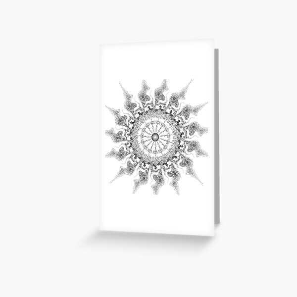 Scribble Painting no 2 by iServalan Exclusive to Tale Teller Club Records Greeting Card