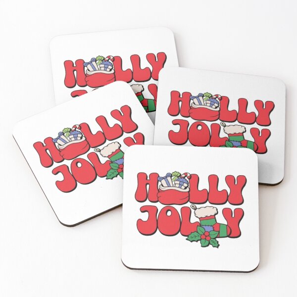 Item preview, Holly Jolly Christmas Funny Quote designed and sold by Urbanmams.